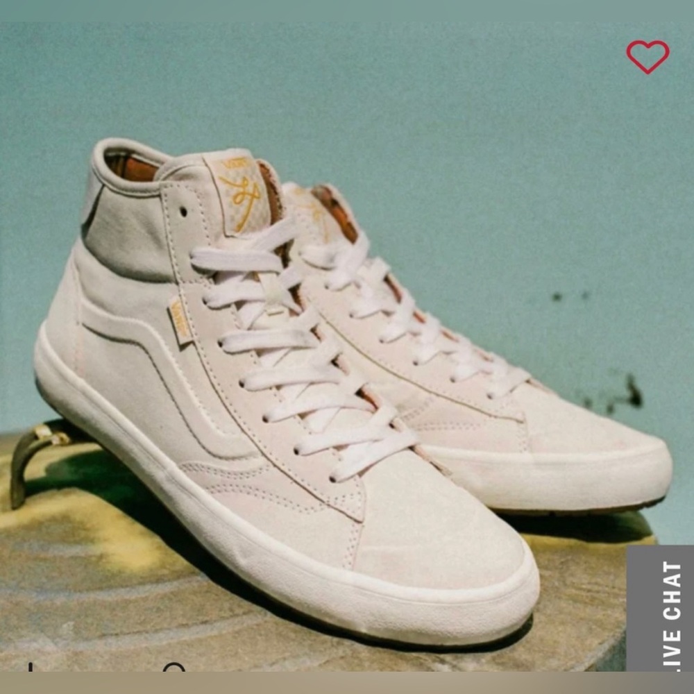 Vans The Lizzie Armanto signature Marshmallow high top skate shoe